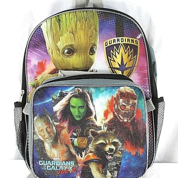 Marvel Gadians of the Galaxy Vol 2 Groot 16/" Large School Backpack Book Bag